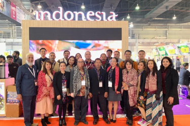 Ministry of Tourism Indonesia exhibited at SATTE 2019